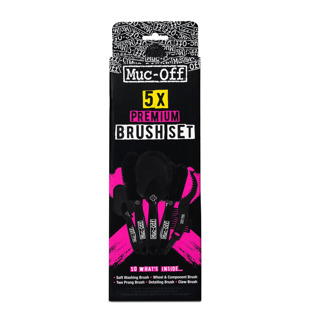 Muc-Off 5x Premium Brush Kit