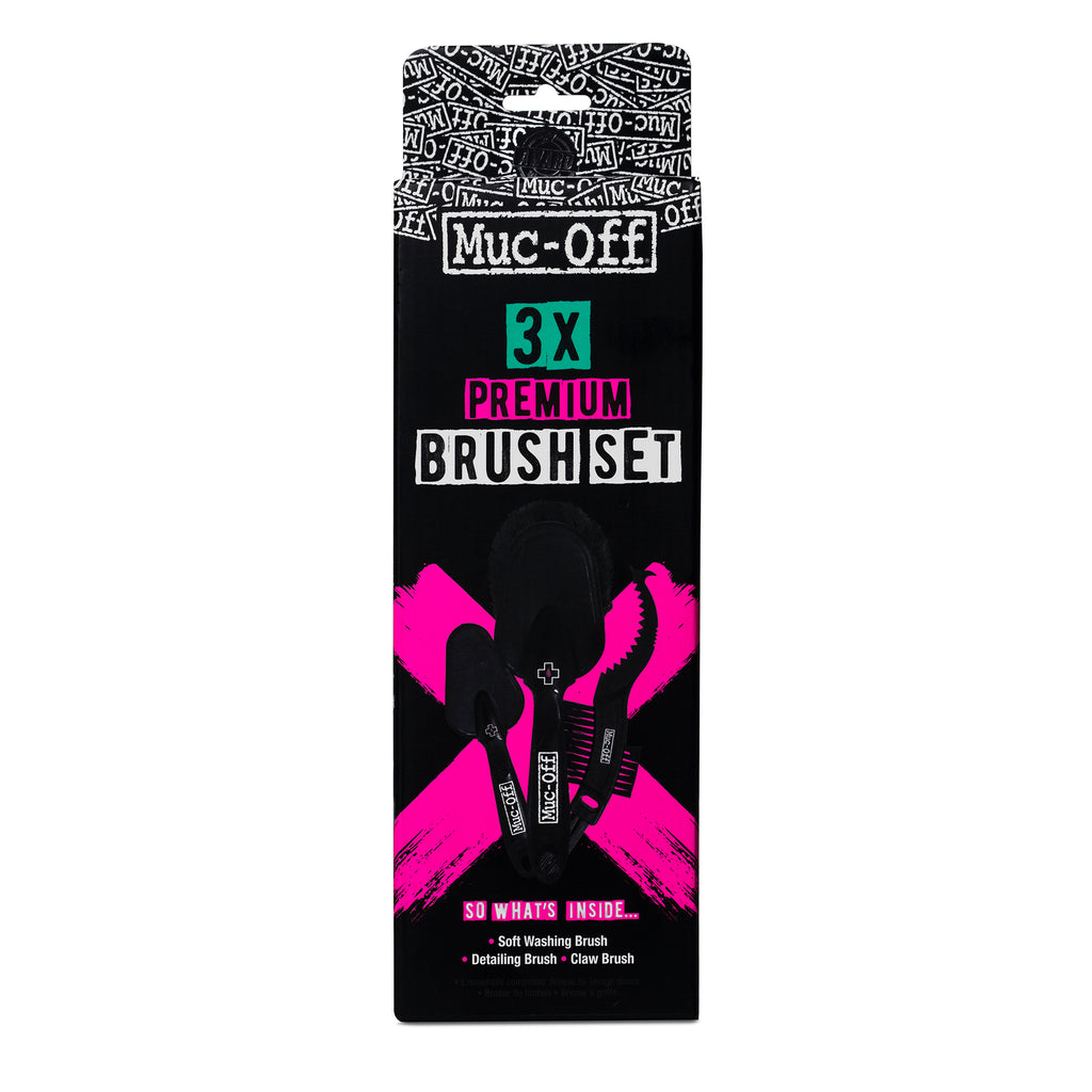 Muc-Off 3x Premium Brush Kit