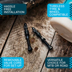 Weldtite Tubeless Valve Kit (2 x 55mm Presta)