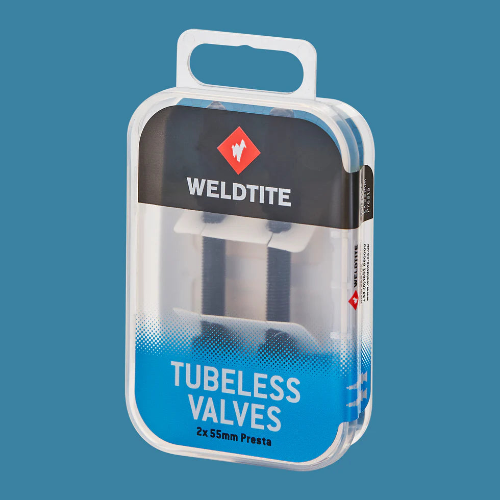 Weldtite Tubeless Valve Kit (2 x 55mm Presta)
